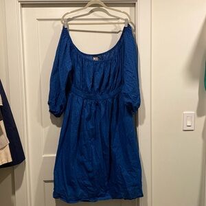 Mara Hoffman Swim eyelet dress.